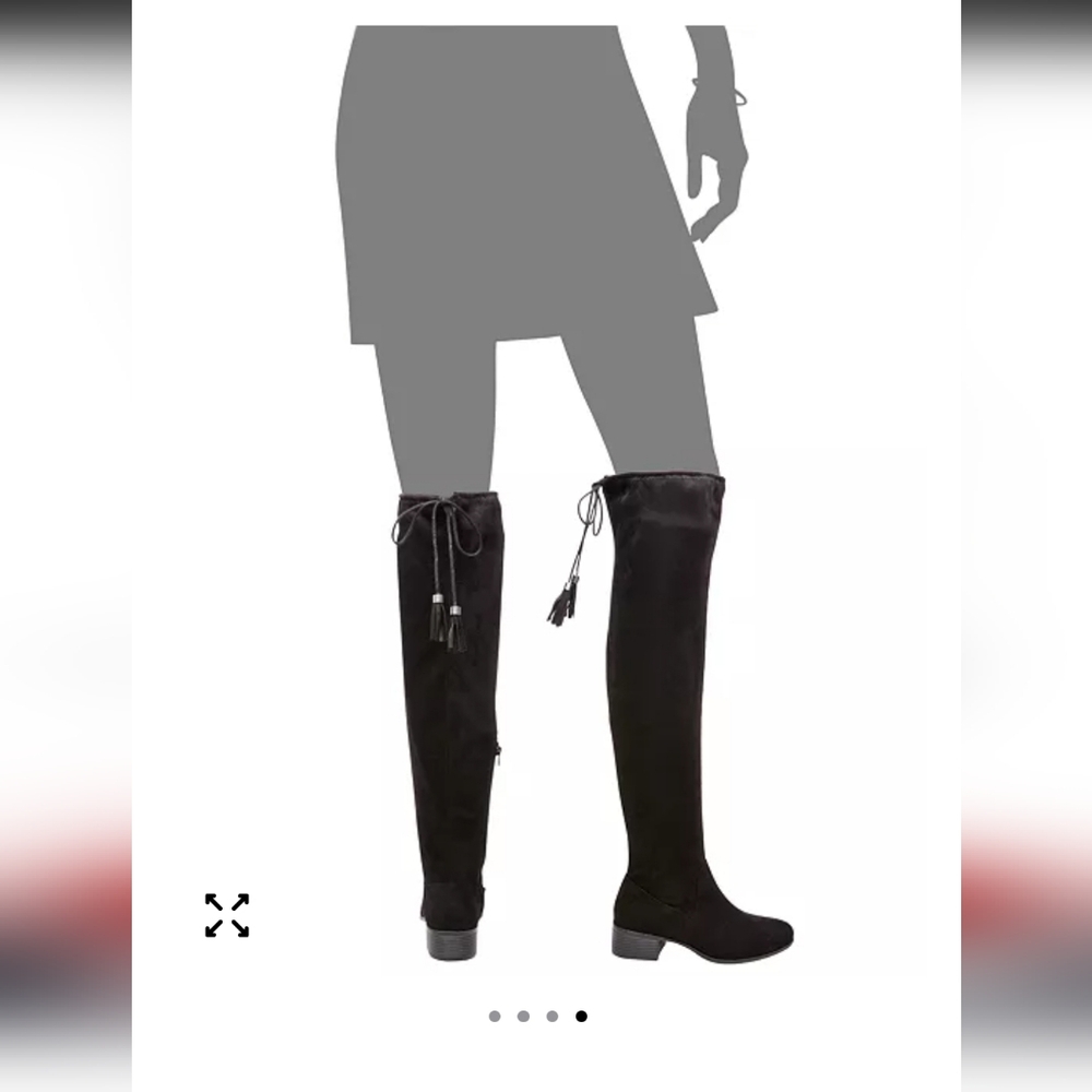 New!MADDEN GIRL Prissley Thigh High Slouchy Black Over-the-Knee Women's BootsY2k